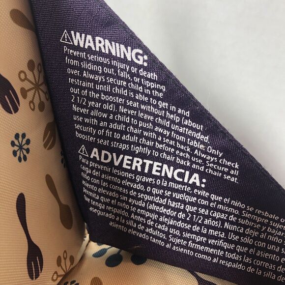 Munchkin Booster Seat Portable Travel Purple Internal Storage C - Picture 7 of 10